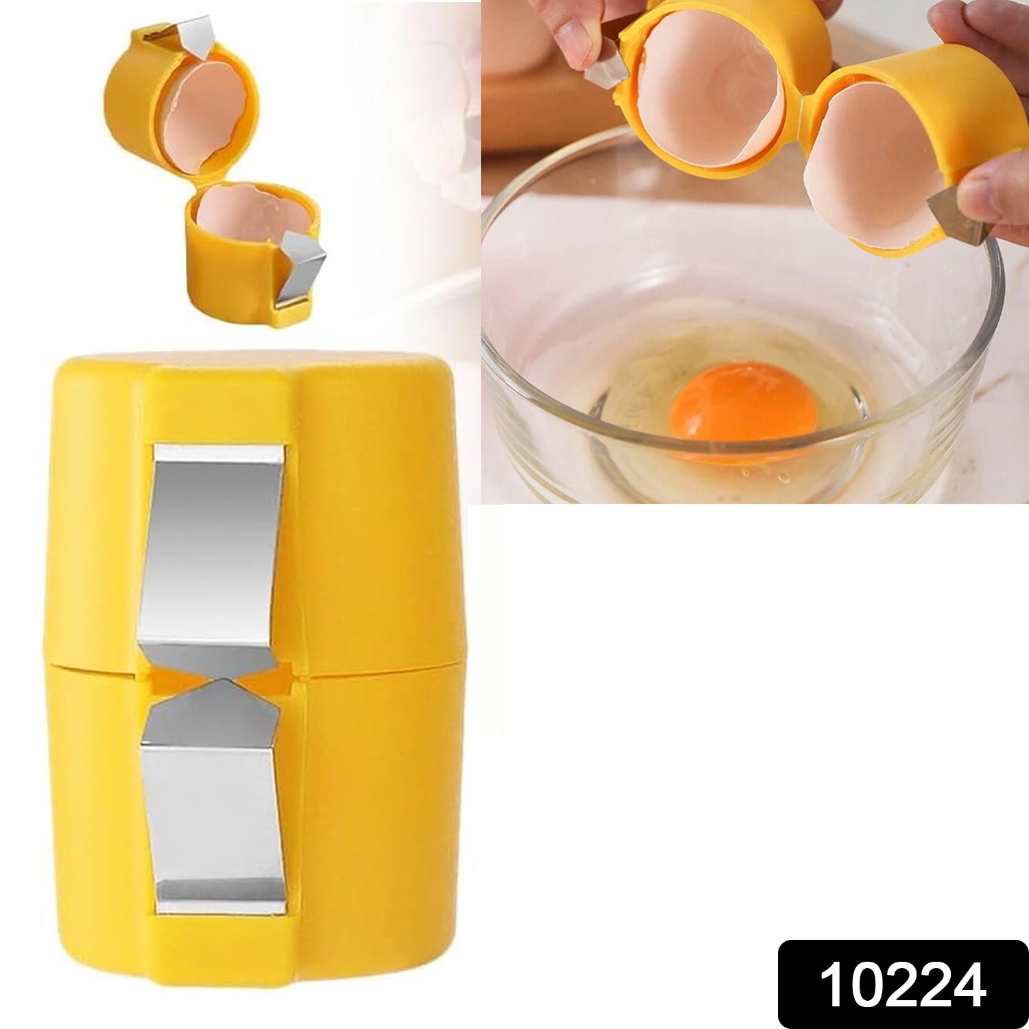 Egg Shell Opener Egg Cracker Tool For Raw Eggs Handheld (1 Pc) Egg Shell Opener Egg Cracker Tool For Raw Eggs Handheld (1 Pc)